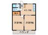コンフォ－トＦ 2Kの間取り