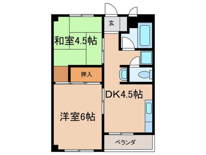 間取り図 ヤマコ第一ビル