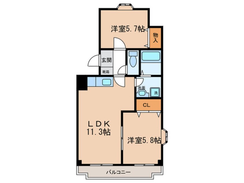 間取図 グリ－ンハイツはとり