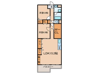 間取図 フロレア－ルⅡ