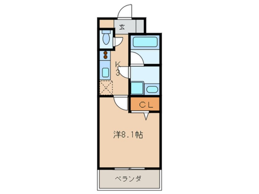 間取図 ジャンリュミエ－ル