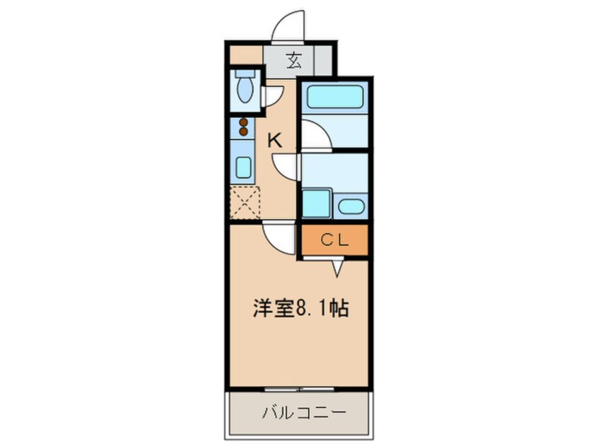 間取図 ジャンリュミエ－ル