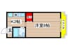 メゾンエイブル 1Kの間取り