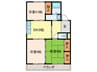 湫マンション 3DKの間取り