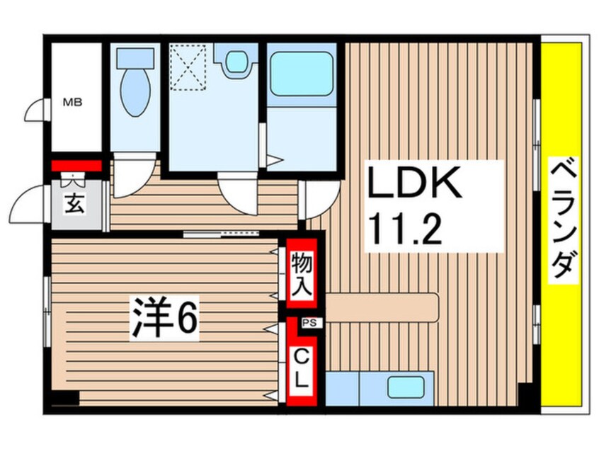 間取図 コンフォ－ト