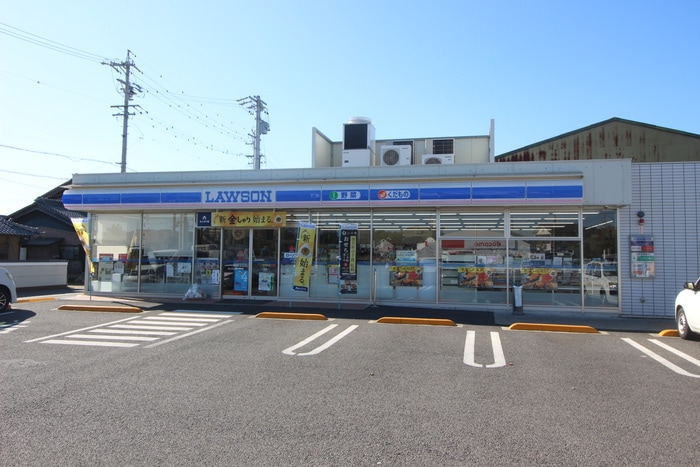 ローソン江南木賀店(コンビニ)まで300m アーバンハイムサハシ