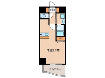 間取図 ﾌﾟﾚｻﾝｽ上前津ﾘﾗｸｼｱ(1301)