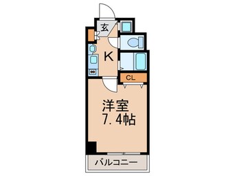 間取図 ﾌﾟﾚｻﾝｽ名古屋駅前ｸﾞﾗﾝｳﾞｨﾙ(805)