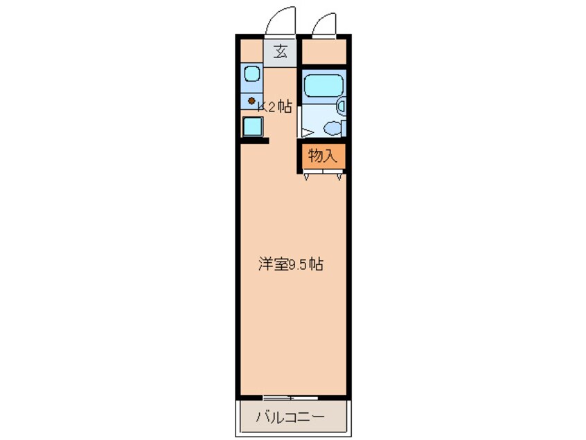 間取図 ベルトピア一宮3