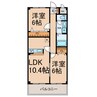 スカイコート坂上 2LDKの間取り