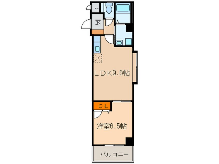 間取図 ＧＡＵＤＩ　シンエイ