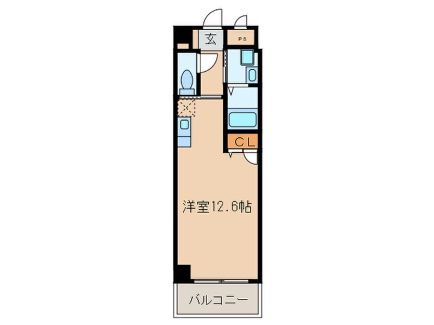 間取図 ＧＡＵＤＩ　シンエイ