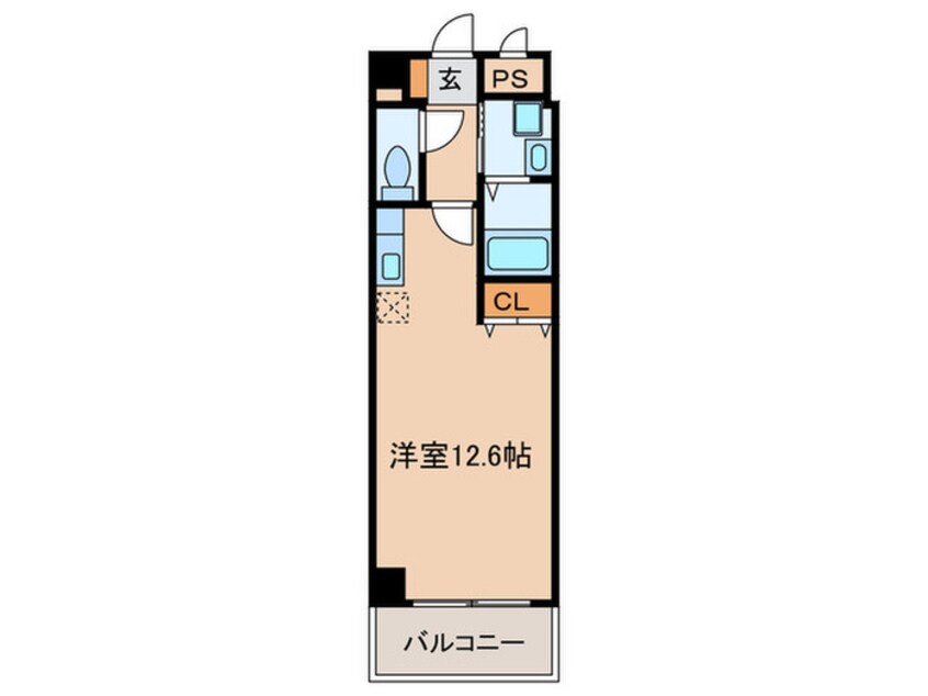 間取図 ＧＡＵＤＩ　シンエイ