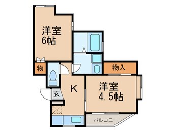 間取図 シャンポ－ルＫⅡ