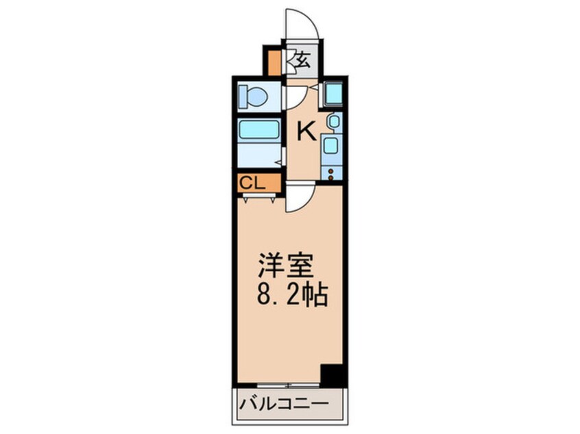 間取図 ﾌﾟﾚｻﾝｽ名古屋駅前ｸﾞﾗﾝｳﾞｨﾙ(1102)