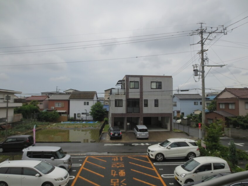 室内からの展望 ガ－デン鏡池