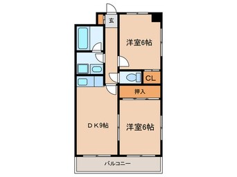 間取図 ファミーユ白川