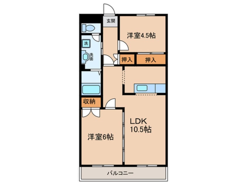 間取図 エスポアロイヤル