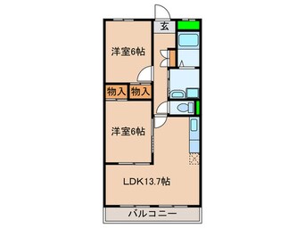 間取図 セラフィ西原