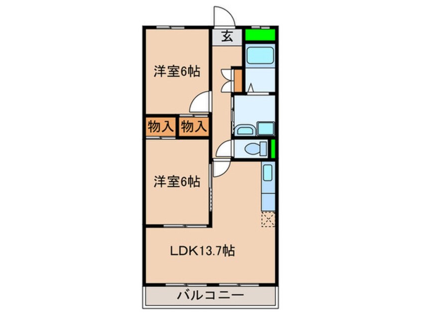 間取図 セラフィ西原