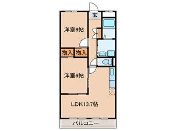 間取図 セラフィ西原