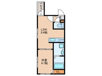 間取図 DEVELD八代