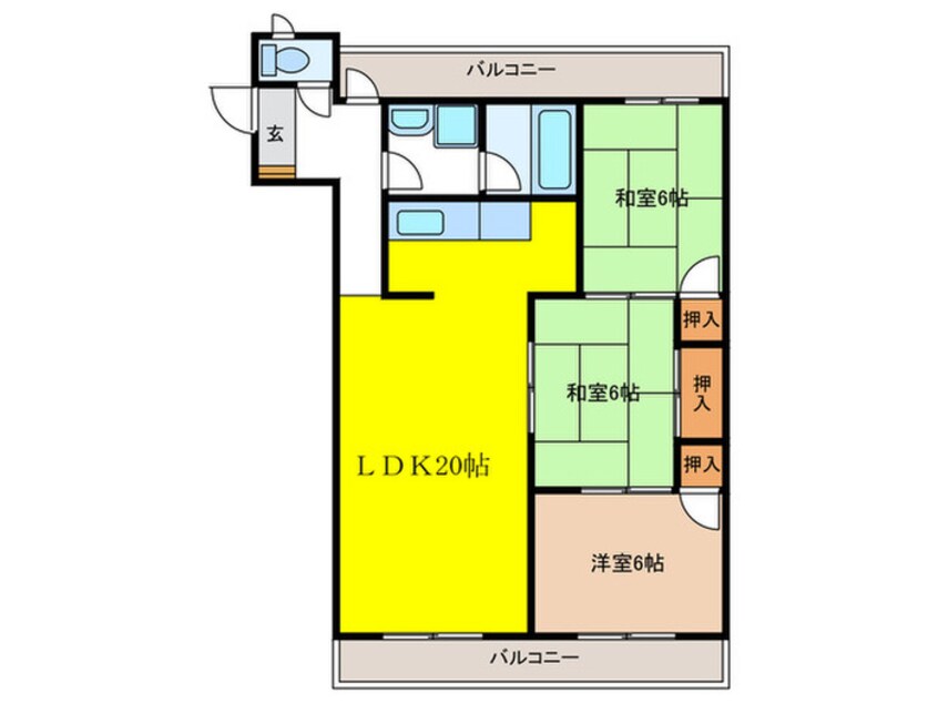 間取図 エクセル  大宝