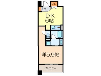 間取図 グラン・アベニュ－栄