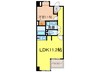 グラン・アベニュ－栄 1LDKの間取り