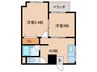 ストーク白菊 2Kの間取り