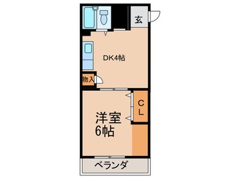 間取図 ひまわり　ハイツ