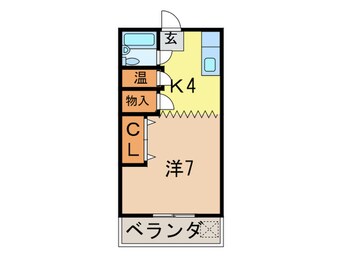 間取図 ひまわり　ハイツ