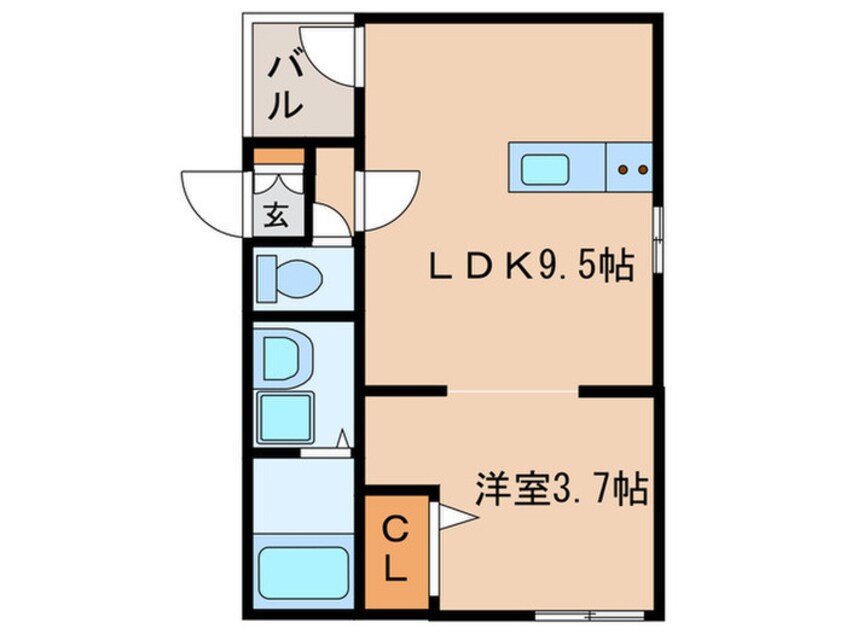 間取図 ＯＡＫＷＯＯＤ　ＶＩＬＬＡ