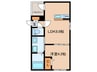 ＯＡＫＷＯＯＤ　ＶＩＬＬＡ 1LDKの間取り