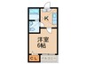グレイス本陣 1Kの間取り