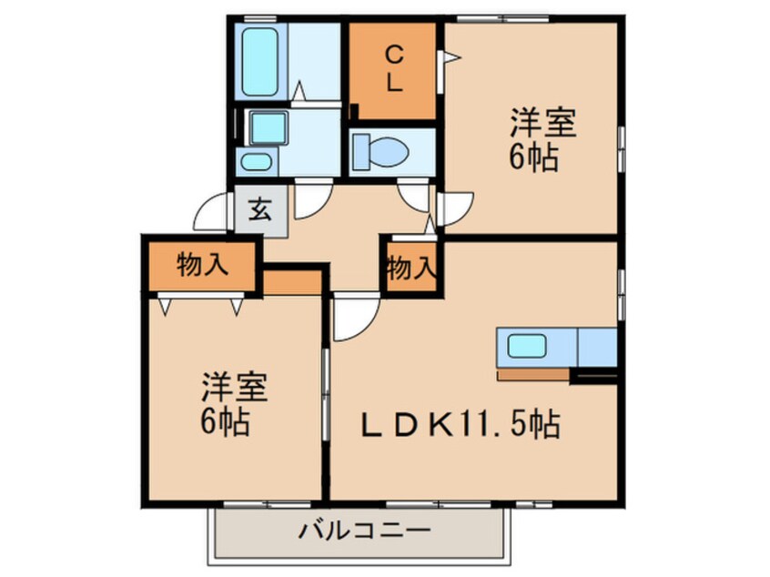 間取図 グランシャリオ