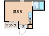 ALEGRIA PLACE徳川町 1Rの間取り