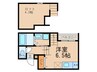 stage新栄 1Rの間取り