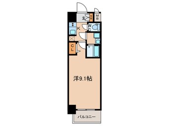 間取図 S-RESIDENCE名駅WEST