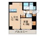 プレミアム大須 1LDKの間取り
