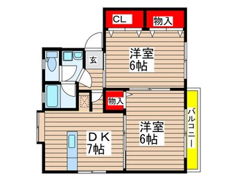 間取図 セゾン神沢