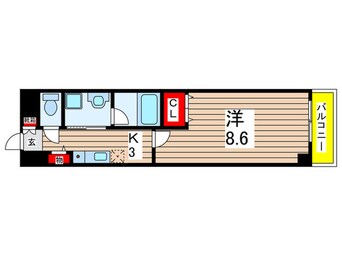 間取図 ﾆｭ-ｼﾃｨｱﾊﾟ-ﾄﾒﾝﾂ円上町