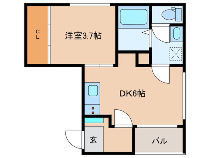 間取図 ハーモニーテラス上飯田通Ⅰ