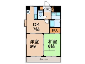 間取図 ソレイユ上社