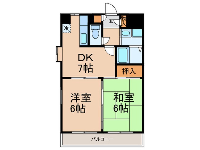 間取図 ソレイユ上社