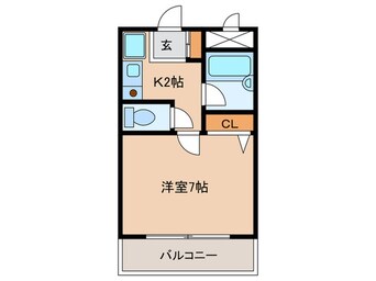 間取図 パ－クハイツ八田