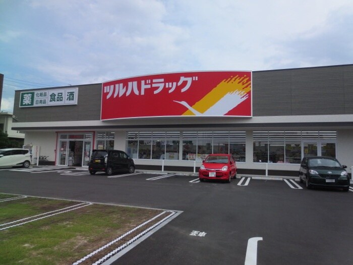 ツルハドラッグ柳瀬町店(ドラッグストア)まで163m パ－クハイツ八田