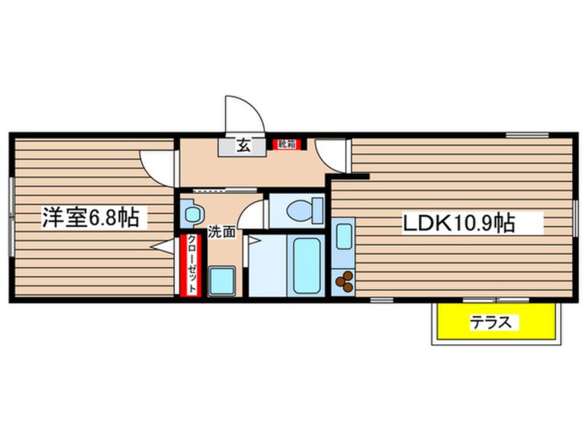 間取図 パラシオン　ピア