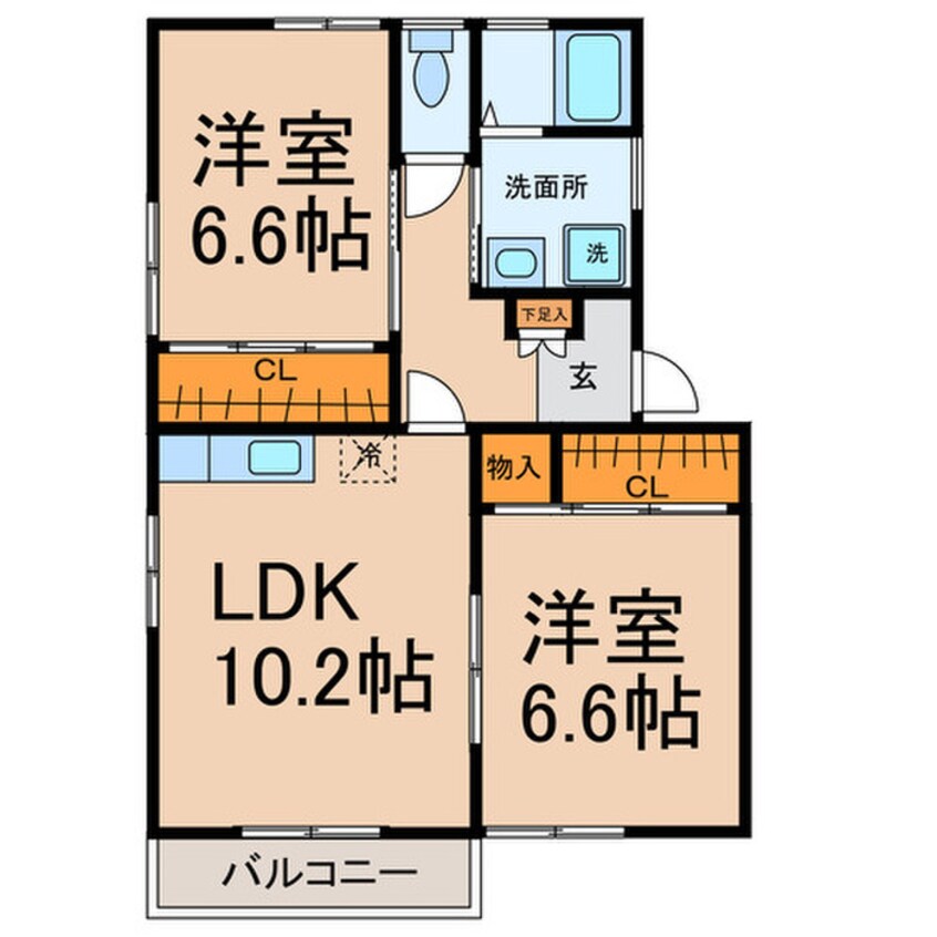 間取図 Ｑｕａｔｒｅ Ｓａｉｓｏｎｓ