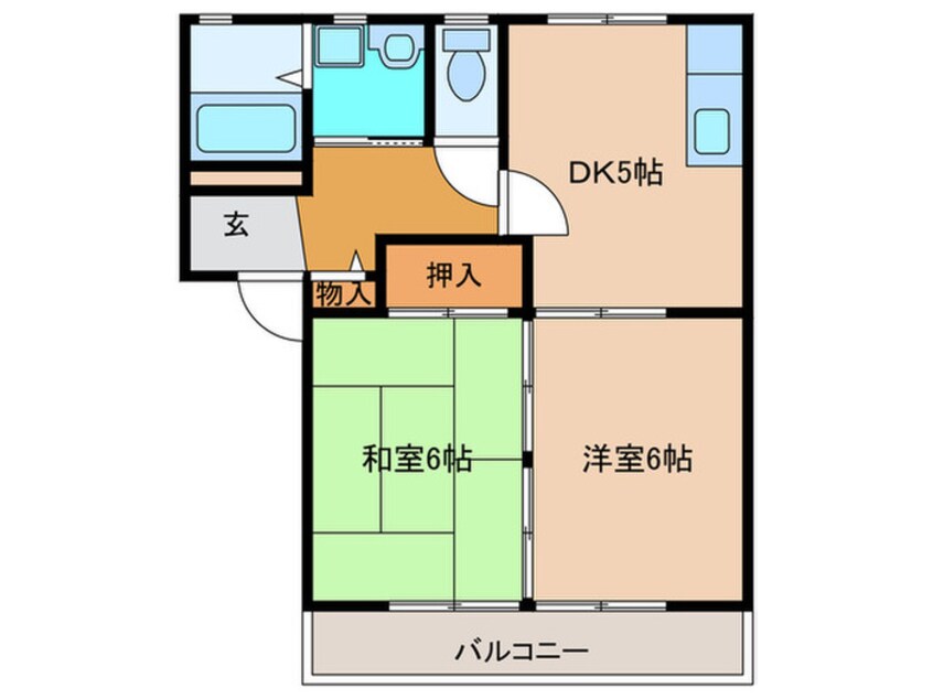 間取図 アート林Ⅱ　Ｃ棟